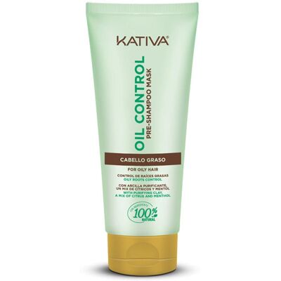 Mascarilla Capilar Control de Aceite Kativa - Limpieza Profunda Mascarilla Capilar Control de Aceite Kativa - Limpieza Profunda
