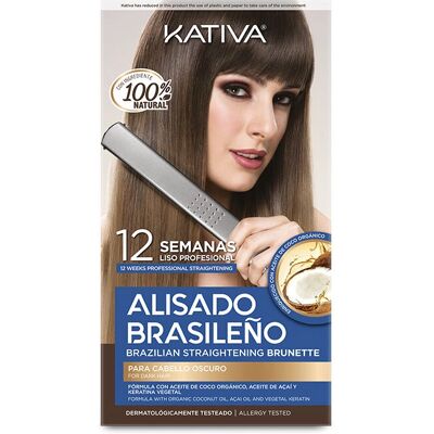 Kativa Alisado Brasileño - Cabello Oscuro - Resultado Profesional Kativa Alisado Brasileño - Cabello Oscuro - Resultado Profesional