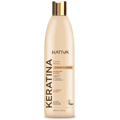 Après-shampoing Kativa Kératine - Nutrition et Brillance - Publicité Après-shampoing Kativa Kératine - Nutrition et Brillance - Publicité