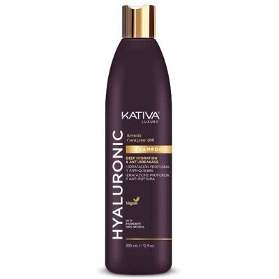 Kativa lyxigt hyaluronsyra, keratin & Q10 schampo - Schampo Kativa lyxigt hyaluronsyra, keratin & Q10 schampo - Schampo