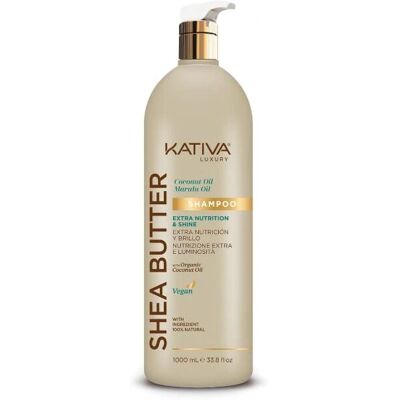 Shampoing Beurre de Karité, Coco et Huile de Marula - Soins capillaires Shampoing Beurre de Karité, Coco et Huile de Marula - Soins capillaires