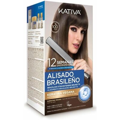 Kativa Professionelles Brasilianisches Glättungsset - Dunkel, Braune, 6 Stk Kativa Professionelles Brasilianisches Glättungsset - Dunkel, Braune, 6 Stk