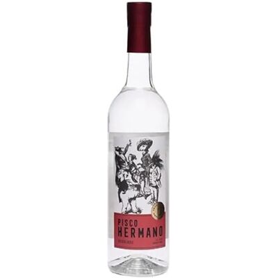 Pisco Hermano Acholado - Pérou, 42% Vol., 0,7L - Publicité Pisco Hermano Acholado - Pérou, 42% Vol., 0,7L - Publicité