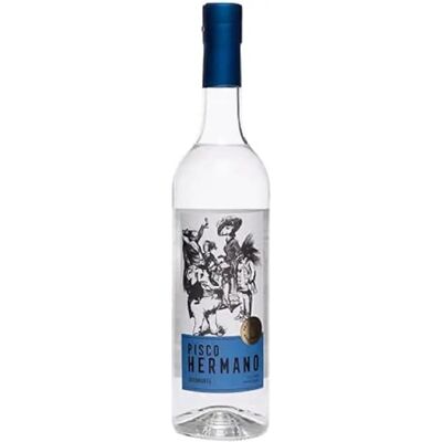 Hermano Puro Quebranta Pisco - 42% Vol. 0,7l - Publicité Hermano Puro Quebranta Pisco - 42% Vol. 0,7l - Publicité