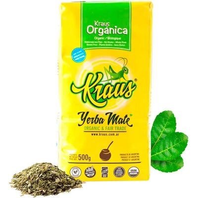 Kraus Cultivare organică de Yerba Mate 500g Kraus Cultivare organică de Yerba Mate 500g