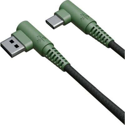 Hune USB-Kabel - 1,2 m, Grün - USB 2.0, USB-C, Robust Hune USB-Kabel - 1,2 m, Grün - USB 2.0, USB-C, Robust