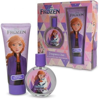 Coffret Cadeau FROZEN pour Enfants - Eau de Toilette & Lait Scintillant - Publicité Coffret Cadeau FROZEN pour Enfants - Eau de Toilette & Lait Scintillant - Publicité