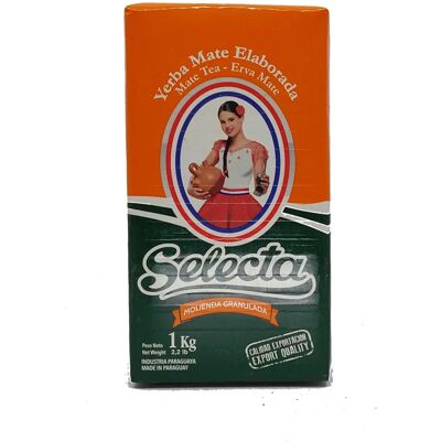 Selecta Elaborada Con Palo Tradicional - 1 kg - Yerba Mate - Publicité Selecta Elaborada Con Palo Tradicional - 1 kg - Yerba Mate - Publicité
