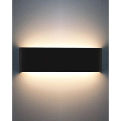 STOEX Lanterne murale LED 14W - Noir - 40cm - Wall lamp - Publicité STOEX Lanterne murale LED 14W - Noir - 40cm - Wall lamp - Publicité