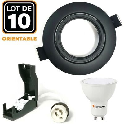EUROPALAMP GU10 7W Schwarz Matt Einbauspots - Downlights EUROPALAMP GU10 7W Schwarz Matt Einbauspots - Downlights