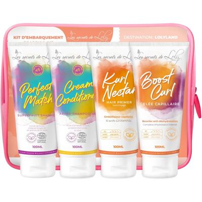 Kit de voyage pour cheveux bouclés Les Secrets de Loly - Kit capillaire - Publicité Kit de voyage pour cheveux bouclés Les Secrets de Loly - Kit capillaire - Publicité