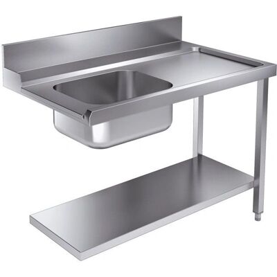 Table d'Entrée Combisteel avec Étagère Droite - Entry Table - Publicité Table d'Entrée Combisteel avec Étagère Droite - Entry Table - Publicité