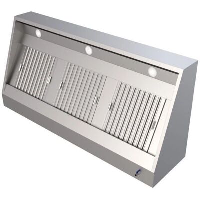 Hotte murale Combisteel 1000 x 400 - Acier inoxydable - Publicité Hotte murale Combisteel 1000 x 400 - Acier inoxydable - Publicité