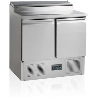 TEFCOLD Saladette Réfrigérée en Inox - ESG20 - 2 Portes - Publicité TEFCOLD Saladette Réfrigérée en Inox - ESG20 - 2 Portes - Publicité