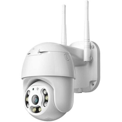 Caméra de Sécurité Extérieure Wi-Fi - 1080P, Pan/Tilt, Vision Nocturne - Publicité Caméra de Sécurité Extérieure Wi-Fi - 1080P, Pan/Tilt, Vision Nocturne - Publicité