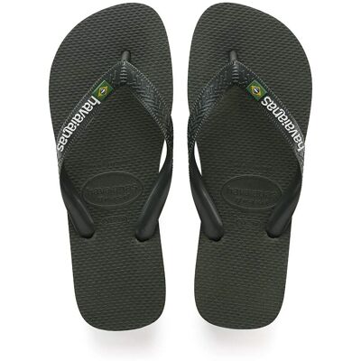 Havaianas Brazil Logo - Green Olive Havaianas Brazil Logo - Green Olive