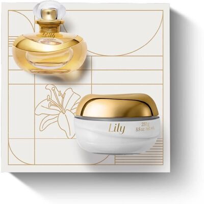 Coffret O BOTICÁRIO Lily Parfum et Crème pour le Corps - Parfum et Crème - Publicité Coffret O BOTICÁRIO Lily Parfum et Crème pour le Corps - Parfum et Crème - Publicité