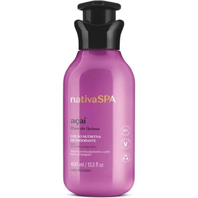 O BOTICÁRIO - Nativa SPA Acai - Acai - 400 ml - Body Moisturizer - Publicité O BOTICÁRIO - Nativa SPA Acai - Acai - 400 ml - Body Moisturizer - Publicité