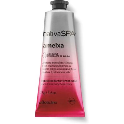 O Boticário Nativa SPA Crème Mains Fleurs de Prune - Hydratant pour les Mains - Publicité O Boticário Nativa SPA Crème Mains Fleurs de Prune - Hydratant pour les Mains - Publicité