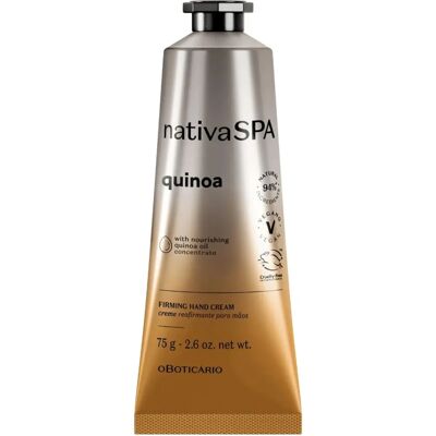 oBoticário Nativa Spa Quinoa Crème Hydratante pour Mains SPF 15 - 75g - Publicité oBoticário Nativa Spa Quinoa Crème Hydratante pour Mains SPF 15 - 75g - Publicité