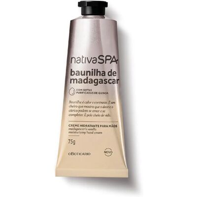 Crème Mains Vanille Nativa Spa - Hydratation Intense, Protection - Publicité Crème Mains Vanille Nativa Spa - Hydratation Intense, Protection - Publicité