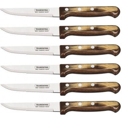 Tramontina Gaucho 6 pcs Stainless Steel Steak Knives - Steak knives Tramontina Gaucho 6 pcs Stainless Steel Steak Knives - Steak knives