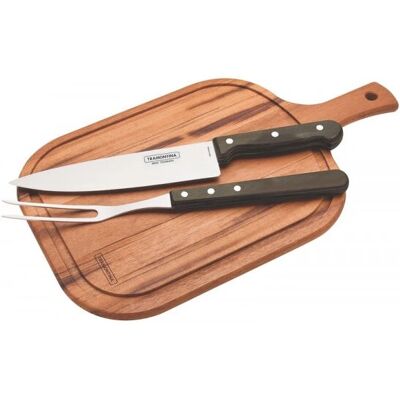 Tramontina 7891112218093 Flatware Set - Stainless Steel, Wood Tramontina 7891112218093 Flatware Set - Stainless Steel, Wood