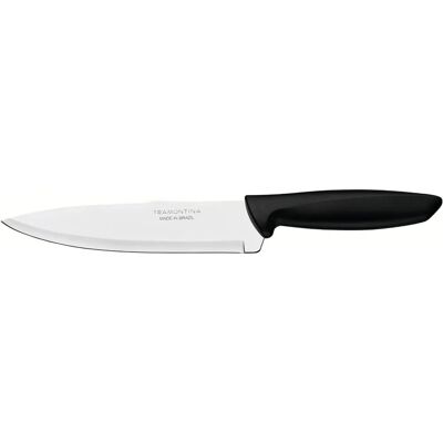 Couteau de Chef Tramontina Noir 7" Acier inoxydable Couteau de Chef Tramontina Noir 7" Acier inoxydable