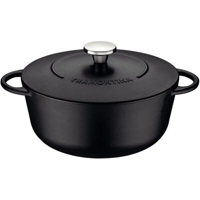 Tramontina - 20805/028 Trento - 28 cm - 6 L - Casseruola in ghisa Tramontina - 20805/028 Trento - 28 cm - 6 L - Casseruola in ghisa