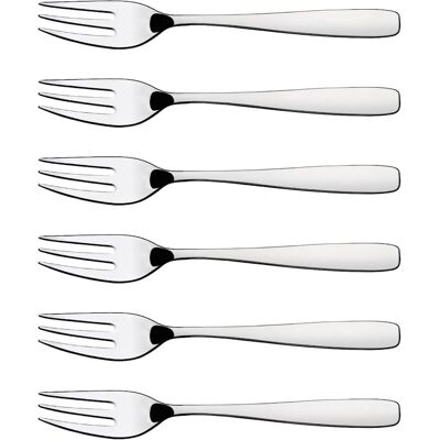 Tramontina Essentials Cake Fork Set of 6 - Cake Forks in Stainless Steel Tramontina Essentials Cake Fork Set of 6 - Cake Forks in Stainless Steel