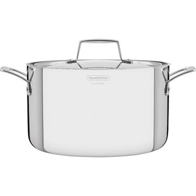 Tramontina Marque Casserole Profonde 20cm - Argent Tramontina Marque Casserole Profonde 20cm - Argent