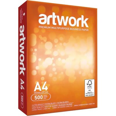 Artwork EH00432 Vitt Skrivarpapper - 75gsm, 5 Rullar Artwork EH00432 Vitt Skrivarpapper - 75gsm, 5 Rullar