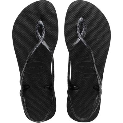 Ανδρικά σανδάλια Luna μαύρα από Havaianas - Χαλαρό στυλ παραλίας Ανδρικά σανδάλια Luna μαύρα από Havaianas - Χαλαρό στυλ παραλίας