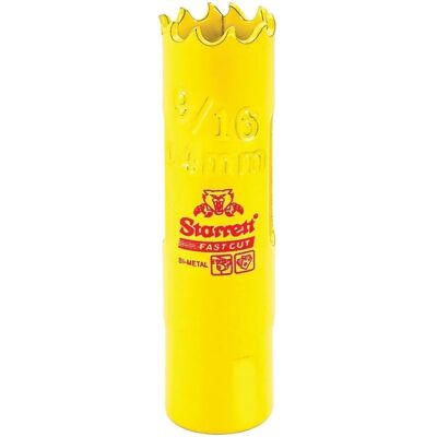 Starrett FCH0096-G Serra de perfuração bimetal de corte rápido - 14mm Starrett FCH0096-G Serra de perfuração bimetal de corte rápido - 14mm