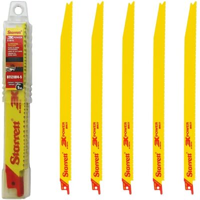Starrett BTR121014-5 Lâmina de Demolição em Bimeta l - 300mm, TPI 10-14 Starrett BTR121014-5 Lâmina de Demolição em Bimeta l - 300mm, TPI 10-14