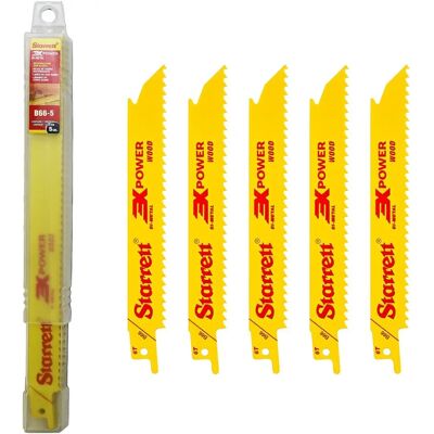 Starrett B66-5 Bimetall sågblad - Trä, 152mm, 6 TPI Starrett B66-5 Bimetall sågblad - Trä, 152mm, 6 TPI