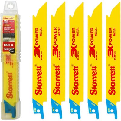 Lâmina de serra de fita bimeta Starrett B624-5 - 152mm, 24 TPI, Pacote 5 Lâmina de serra de fita bimeta Starrett B624-5 - 152mm, 24 TPI, Pacote 5