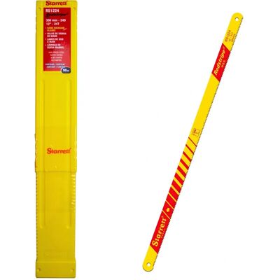 Starrett Red Stripe HSS Hacksaw Blades - 300mm - 24 TPI Starrett Red Stripe HSS Hacksaw Blades - 300mm - 24 TPI