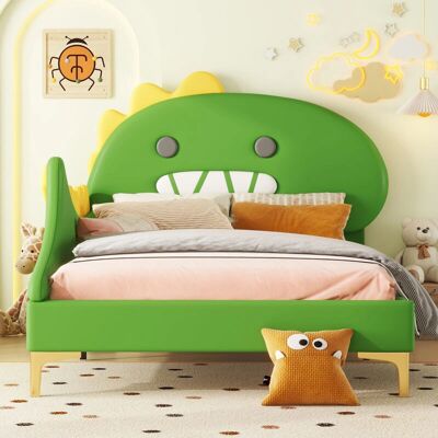 REDOM - Letto Dinosauro 90x200 - Verde - Cartoni - Letto REDOM - Letto Dinosauro 90x200 - Verde - Cartoni - Letto