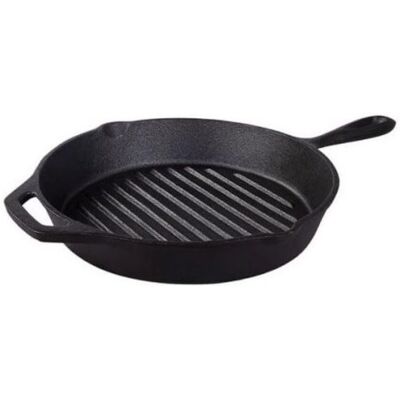 Frigideira de ferro fundido pré-temperada Tramontina - 26cm - Preto Frigideira de ferro fundido pré-temperada Tramontina - 26cm - Preto
