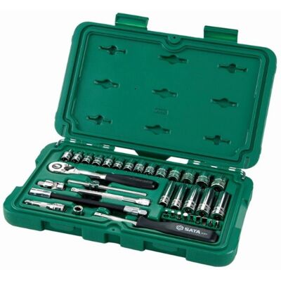 SATA 25-teiliger 1/4" Steckschlüsselsatz - Industriequalität SATA 25-teiliger 1/4" Steckschlüsselsatz - Industriequalität