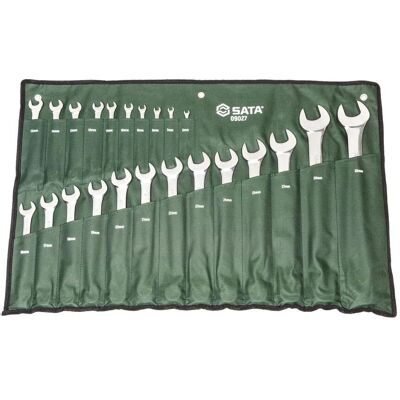 Sata ST09027SJ 23-teiliges metrisches Schraubenschlüssel-Set - Chrom Sata ST09027SJ 23-teiliges metrisches Schraubenschlüssel-Set - Chrom