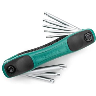 SATA - ST09121SJ - Faltbare Inbusschlüssel - Hex key set SATA - ST09121SJ - Faltbare Inbusschlüssel - Hex key set