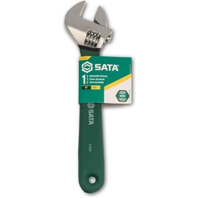 SATA - Klucz regulowany - Uchwyt 25,4 cm dla komfortu SATA - Klucz regulowany - Uchwyt 25,4 cm dla komfortu