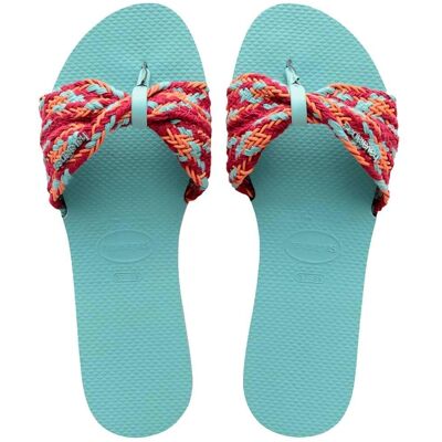 Havaianas You St Tropez Mesh - Sky Blue Lightweight Sandals - Sandals Havaianas You St Tropez Mesh - Sky Blue Lightweight Sandals - Sandals
