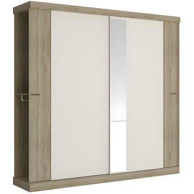 Armoire Adalrik Vente-unique - Portes coulissantes - 231cm - Publicité Armoire Adalrik Vente-unique - Portes coulissantes - 231cm - Publicité