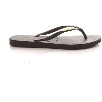 Havaianas Slim Logo Metallic - Schwarz/Gold Havaianas Slim Logo Metallic - Schwarz/Gold