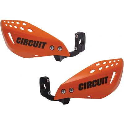 Circuit Equipment Vector Hand Guard - Unisex Black Orange - 22/28mm Circuit Equipment Vector Hand Guard - Unisex Black Orange - 22/28mm