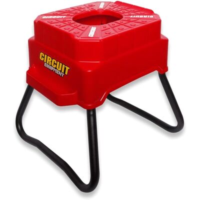 Supporto per bici Circuit Equipment CUBIC Cross/Enduro - Bianco Rosso - Unisex Supporto per bici Circuit Equipment CUBIC Cross/Enduro - Bianco Rosso - Unisex