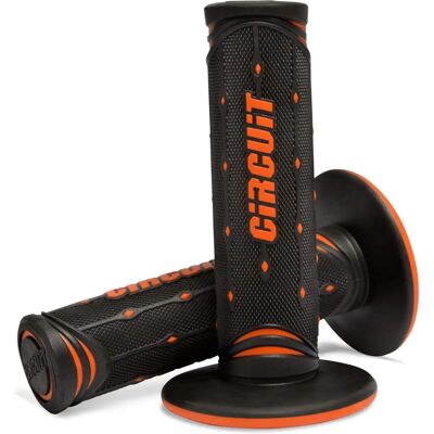 Circuit Equipment MA0042-219 Mango de motocicleta Jupiter, Negro/Naranja Circuit Equipment MA0042-219 Mango de motocicleta Jupiter, Negro/Naranja